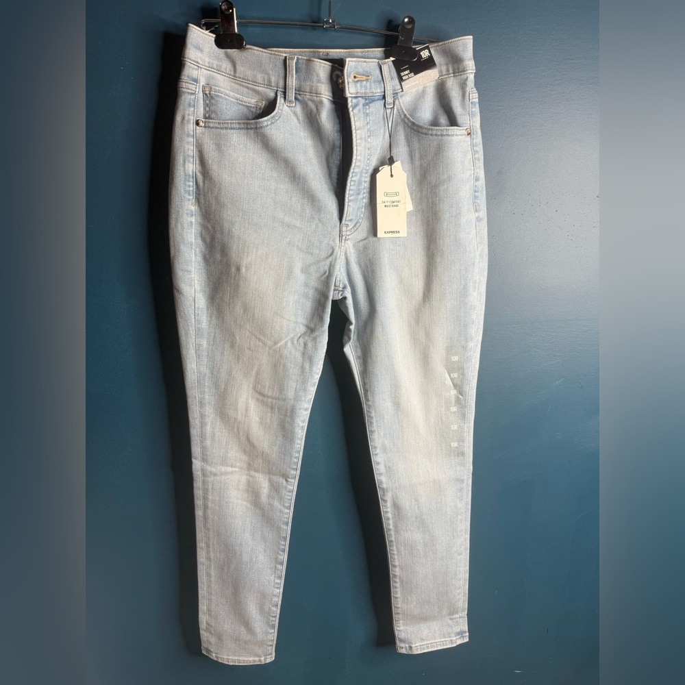 Express Blue Skinny Jeans Modern Fit